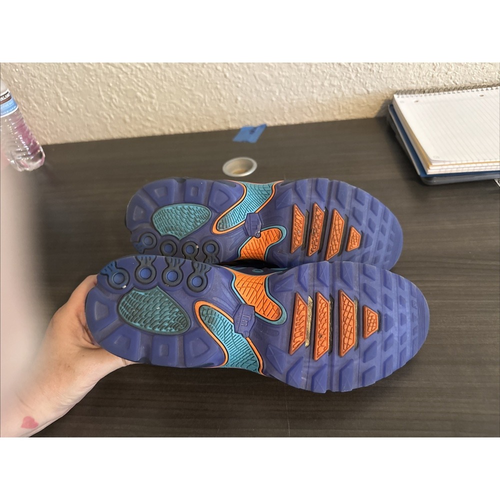 Nike Air Max Plus Drift Men's 8.5 Blue Teal Orange Tn Sneakers FD4290-400 - Picture 7 of 10